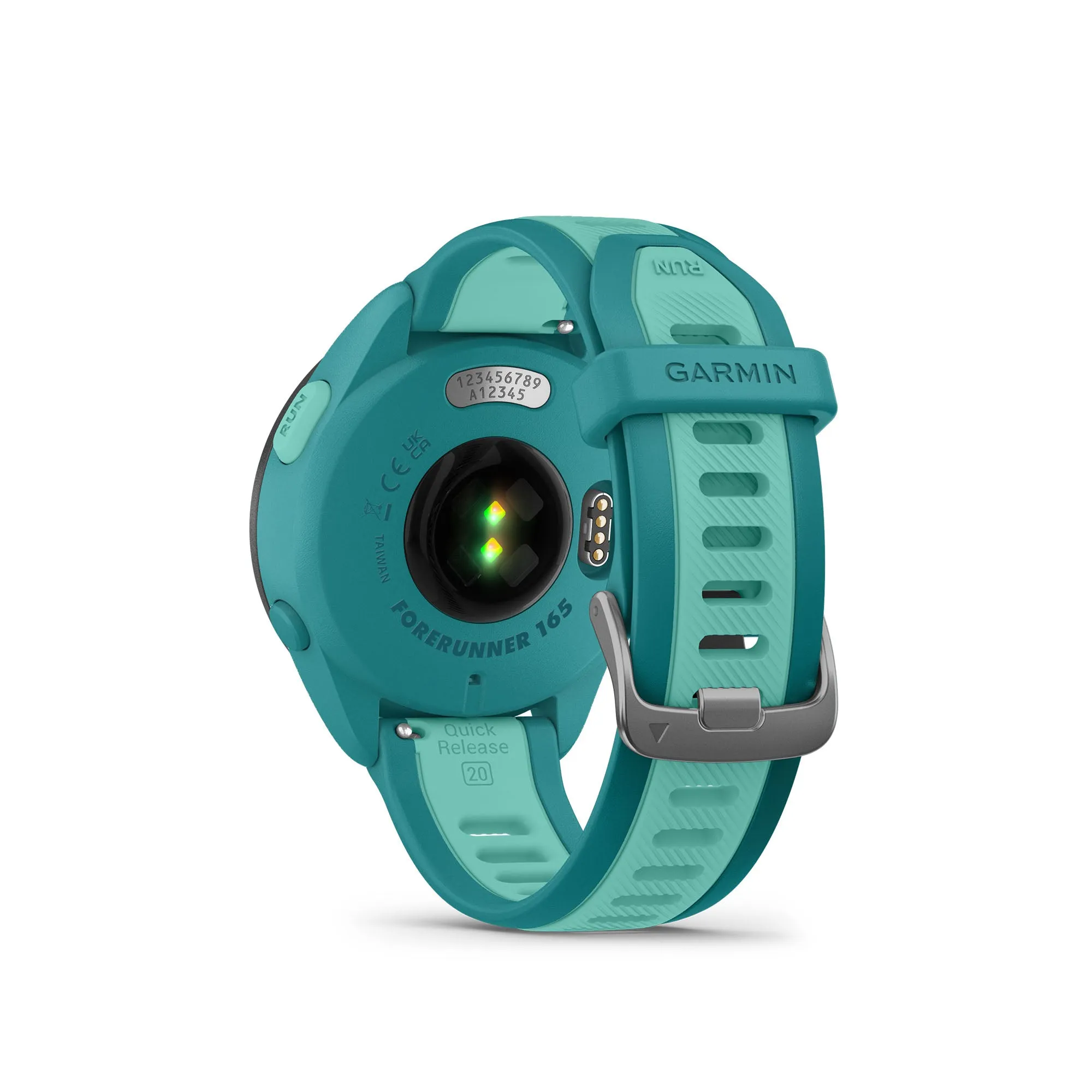 Garmin | Forerunner 165 Music Running Smartwatch - Turquoise/Aqua