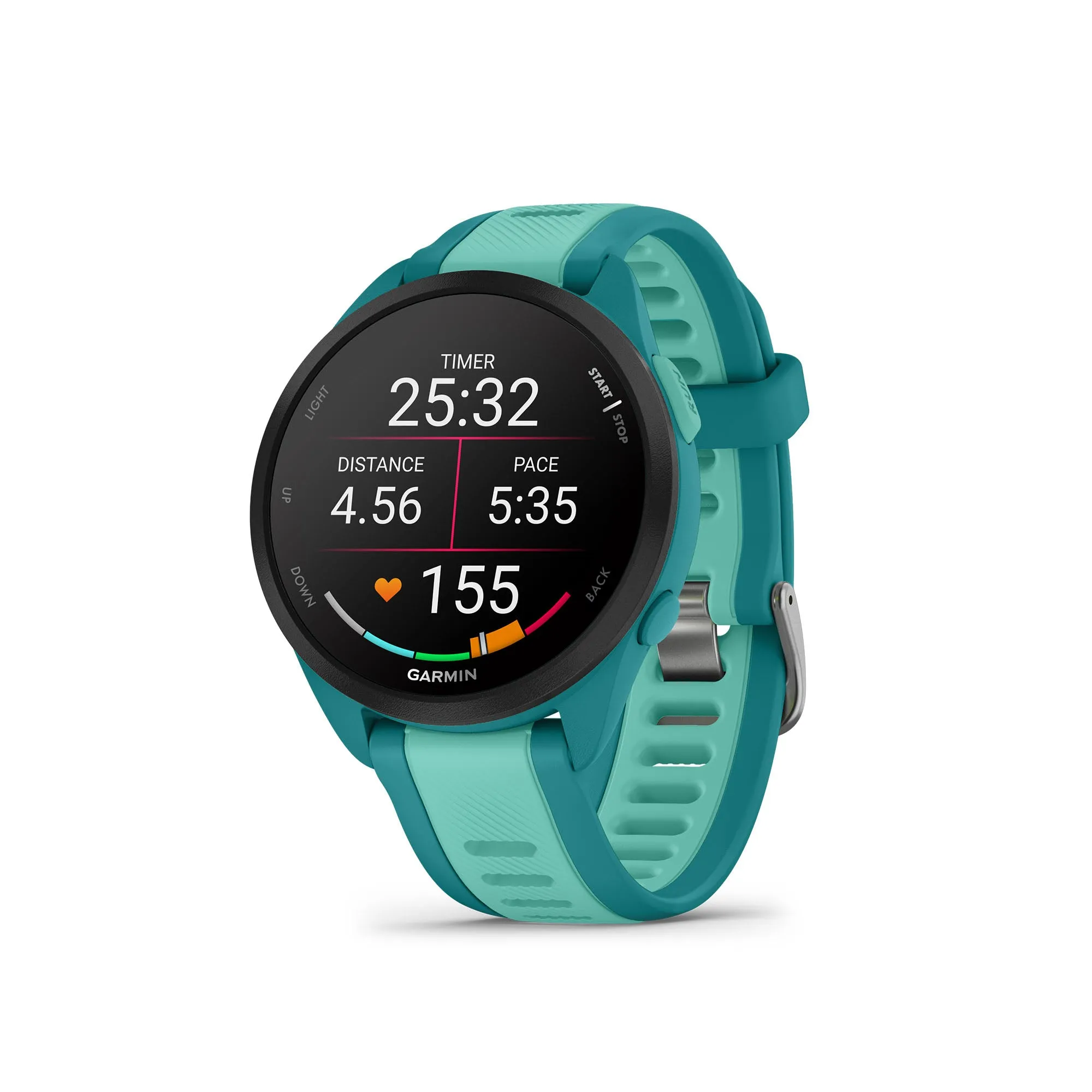 Garmin | Forerunner 165 Music Running Smartwatch - Turquoise/Aqua