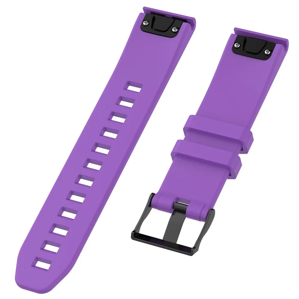 Garmin Forerunner 955 silicone sports bracelet with 22mm quick release (170-220 mm) - Purple