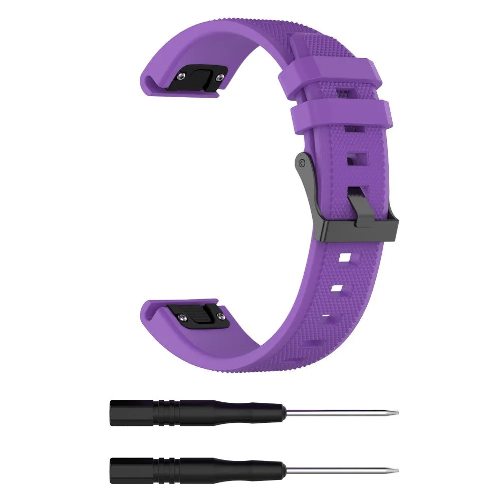 Garmin Forerunner 955 silicone sports bracelet with 22mm quick release (170-220 mm) - Purple