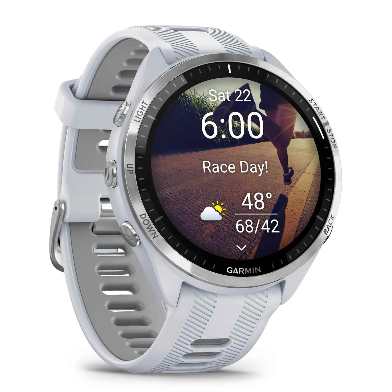 Garmin Forerunner® 965 Smartwatch - White