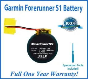 Garmin Forerunner S1 Battery Replacement Kit with Special Installation Tools, Extended Life Battery and Full One Year Warranty