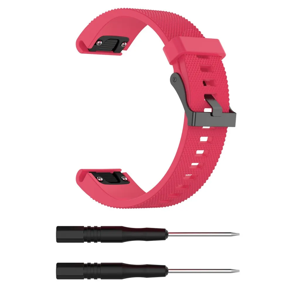 Garmin Instinct 2S Surf Edition silicone sports bracelet with quick-release fastener (joint circumference: 160-210 mm) - red