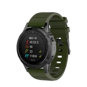 Garmin Instinct Standard Edition silicone sports bracelet with 22mm quick release (170-220 mm) - dark green