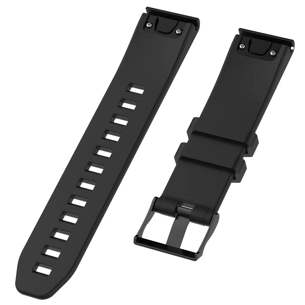 Garmin MARQ Adventurer silicone sports bracelet with 22mm quick release (170-220 mm) - Black