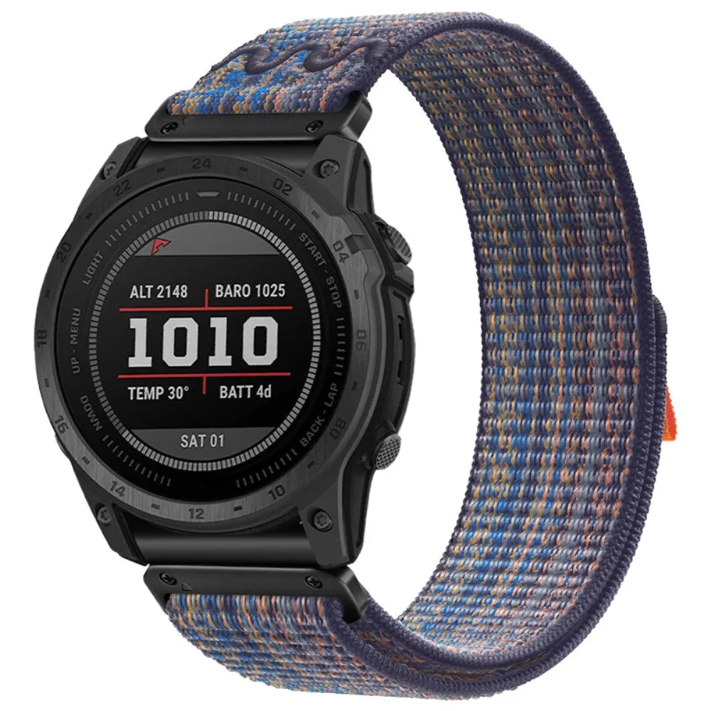 Garmin Tactix Bravo Nylon Quickfit wristband (joint circumference: 160-220 mm) - Blue / Orange