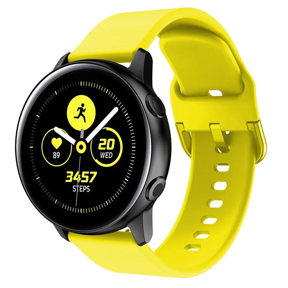 Garmin Venu Sq 2 silicone sports bracelet with pin buckle (joint circumference: 155-195mm) - Yellow