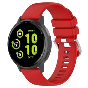 Garmin Vivoactive 5 Silikone Rem - Rød