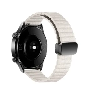 Garmin Vivomove 3 synthetic leather wristband with magnetic clasp (joint circumference: 170-220mm) - White