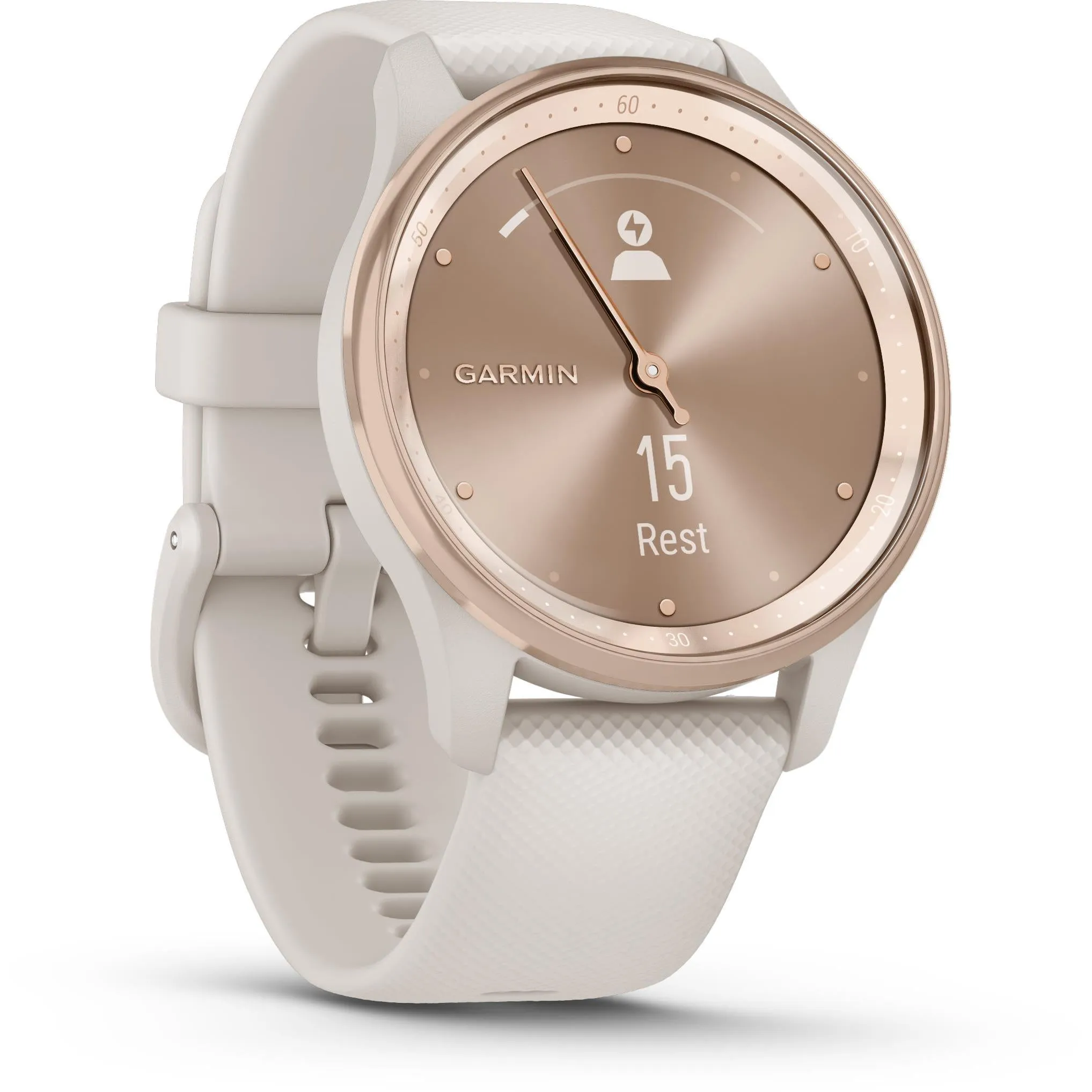 Garmin Vivomove Trend Smart Watch (Peach Gold)