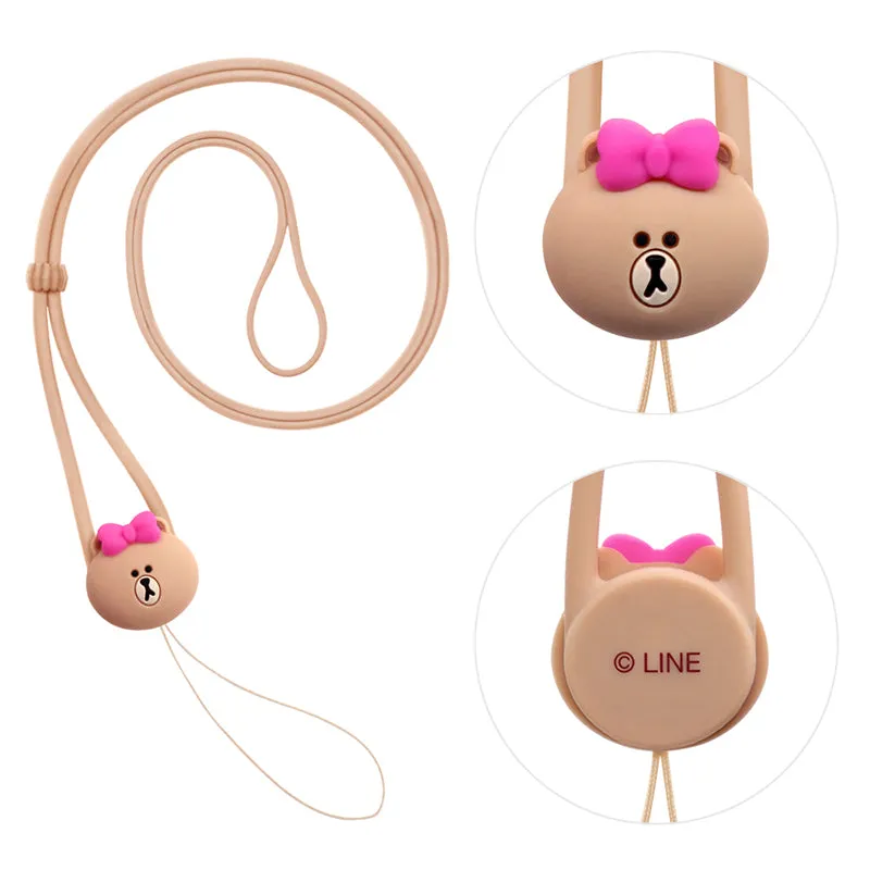 GARMMA Line Friends Anti-lost Silicone Strap Universal Lanyard