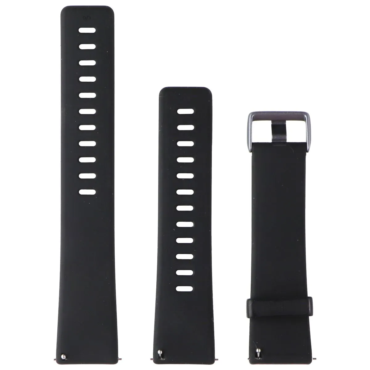 Generic Fitbit Versa Watch Band Full Set Black Band / Graphite Buckle