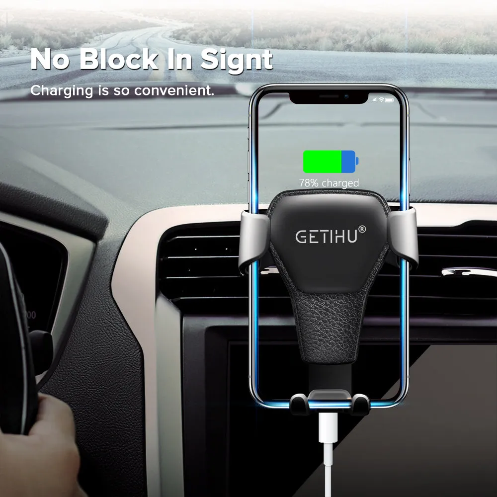 GETIHU Gravity Car Holder For Phone in Car Air Vent Clip Mount No Magnetic Mobile Phone Holder Cell Stand Support For iPhone X 7