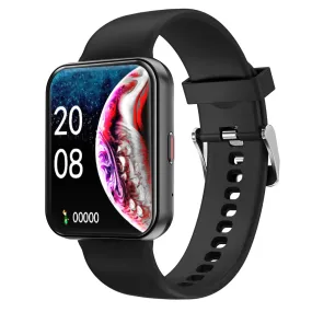 GIZMORE Gizfit Blaze Max 1.85" IPS Display with 240 x 280 px | 450 NITS Brightness BT Calling Edge to Edge Display, Voice Assistance, Bluetooth Smartwatch (Black)