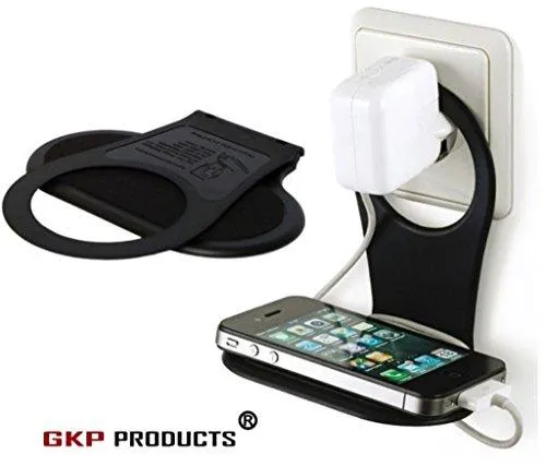 GKP Products ® Mobile Charging Stand Wall Holder , Simple, Useful & Suitable for almost all Mobile Phones