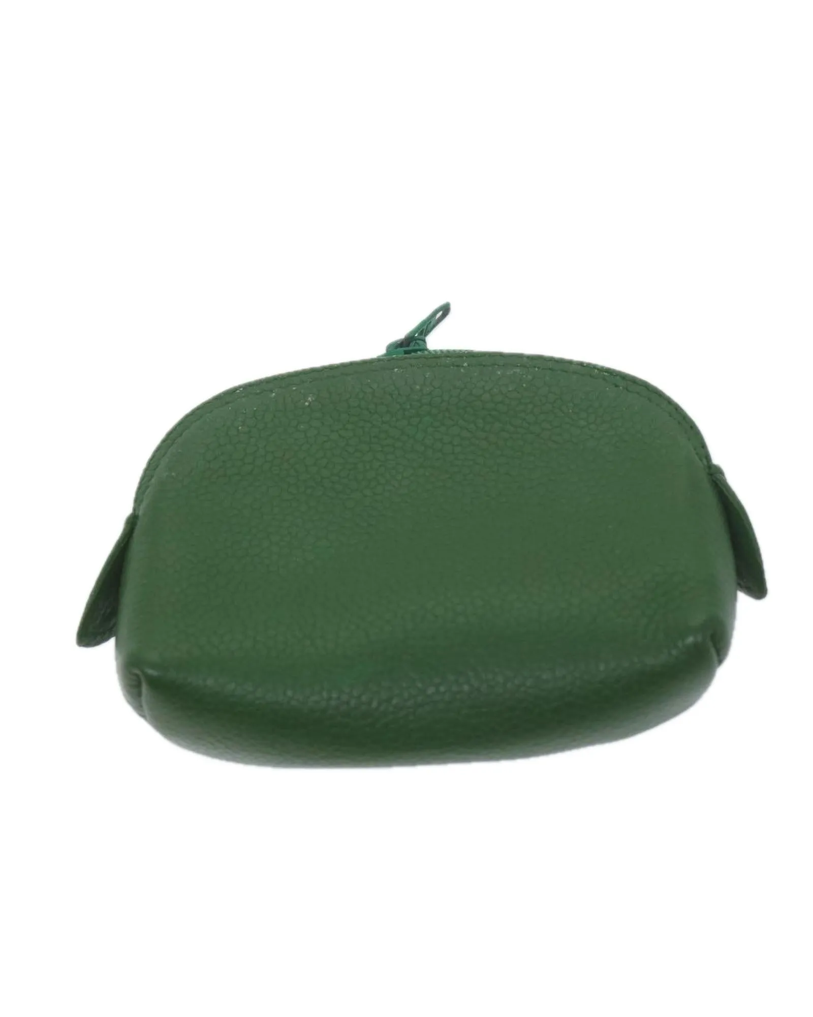 Green Caviar Skin Pouch Set with CC Logo