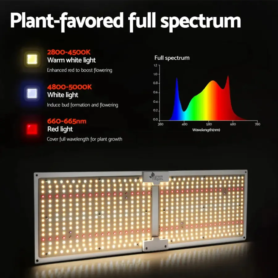 Green Fingers Max 3000W LED Grow Light Full Spectrum Indoor Veg Flower All Stage