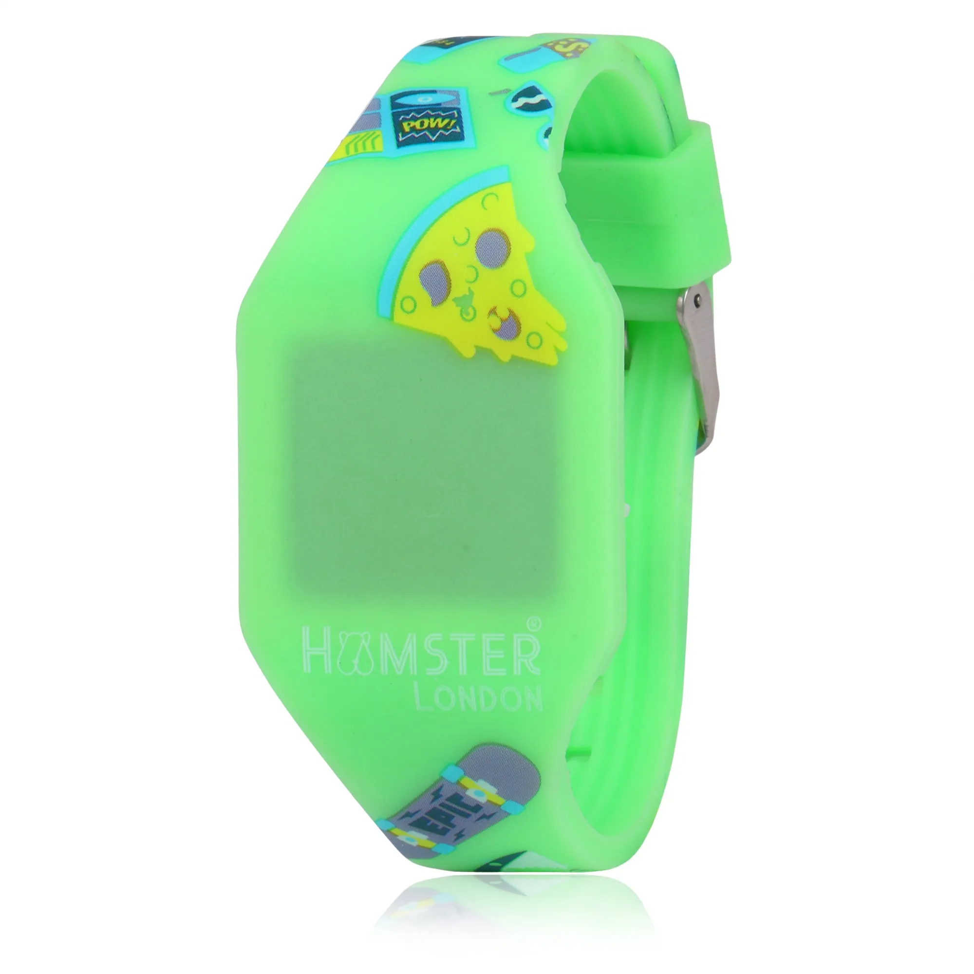 Hamster London Glow in The Dark LED Watch Pizza