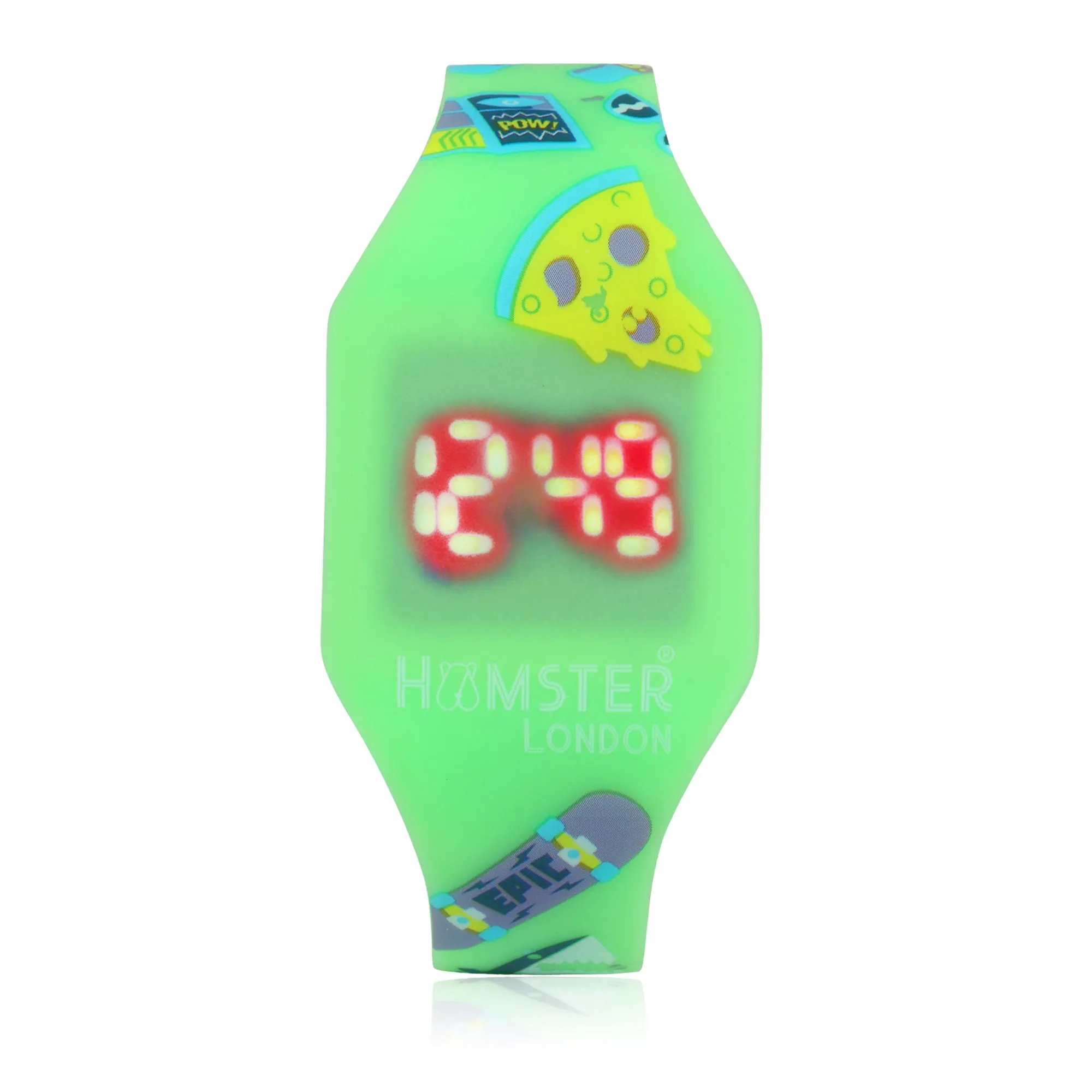 Hamster London Glow in The Dark LED Watch Pizza