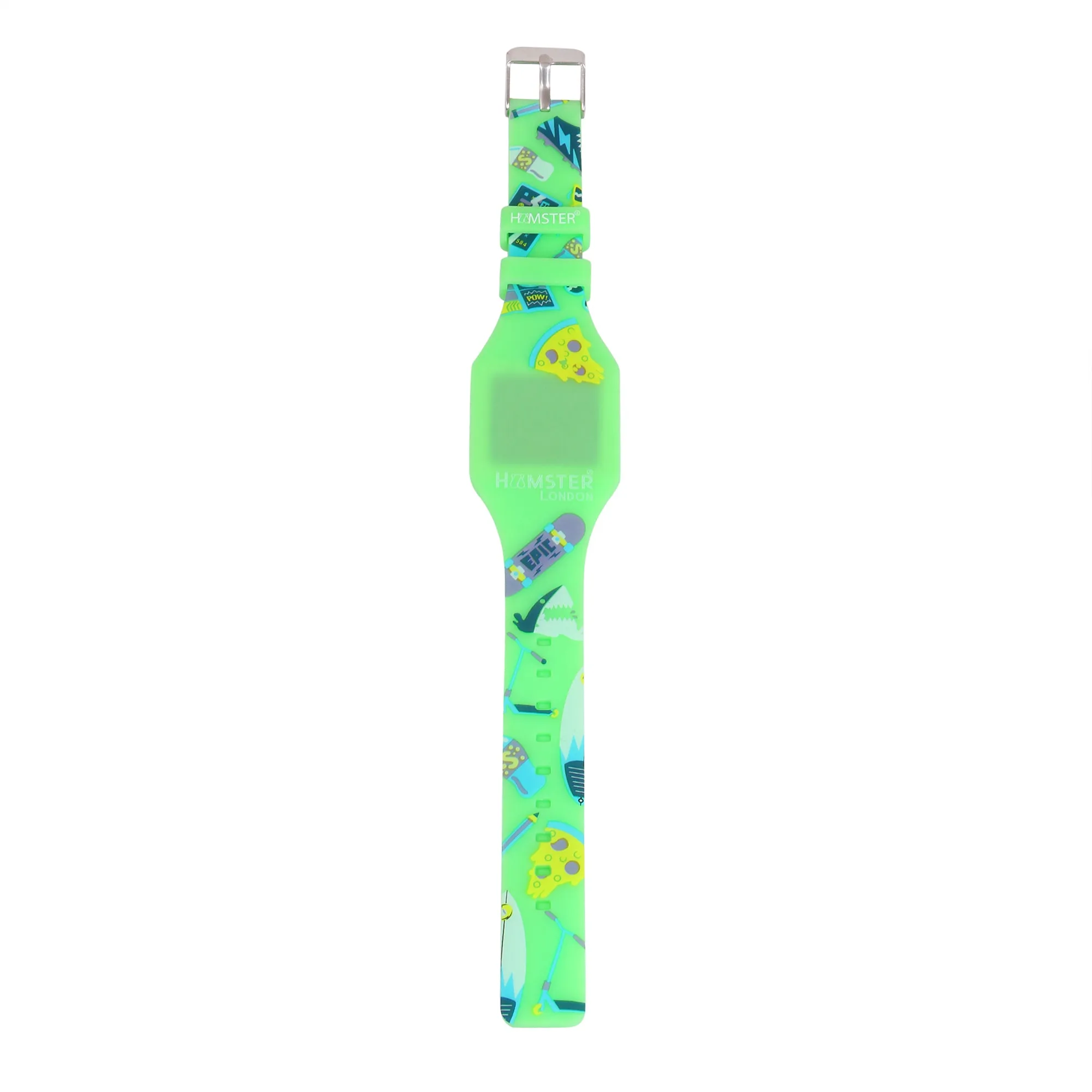 Hamster London Glow in The Dark LED Watch Pizza