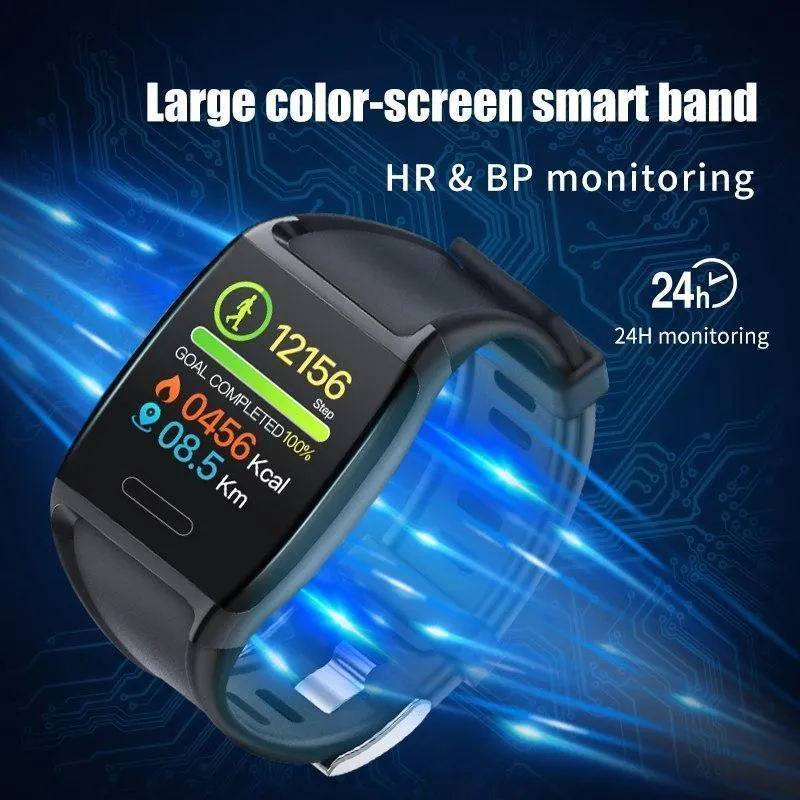 HD Screen Smartwatch Heart Rate Blood Pressure Oxygen Monitor Stopwatch Multi-Sport Smart Watch For Android iOS