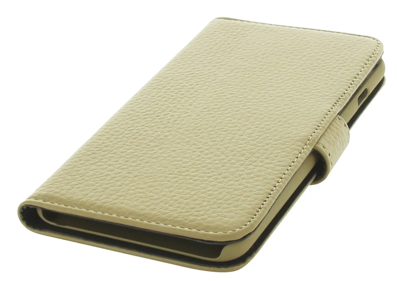 Holdit Genuine Leather Wallet Case Standard Lychee Series for iPhone 6/6S Plus (2 Card Pockets)