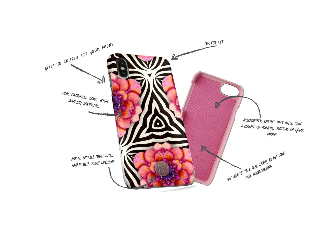 Holdit Style Phone Case for iPhone 5/5S/5SE Silk Series - Quick Snap Magnet System