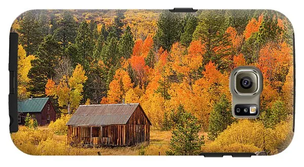 Hope Valley Fall Cabin By Brad Scott - Phone Case