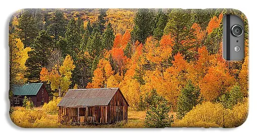 Hope Valley Fall Cabin By Brad Scott - Phone Case