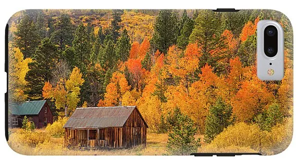 Hope Valley Fall Cabin By Brad Scott - Phone Case