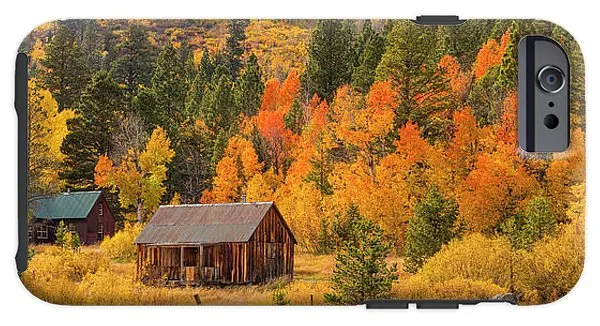 Hope Valley Fall Cabin By Brad Scott - Phone Case