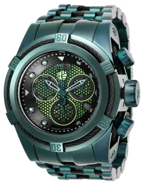 INVICTA Marvel Limited Edition Mens Bolt Watch - Chronograph- Green Metal - Hulk