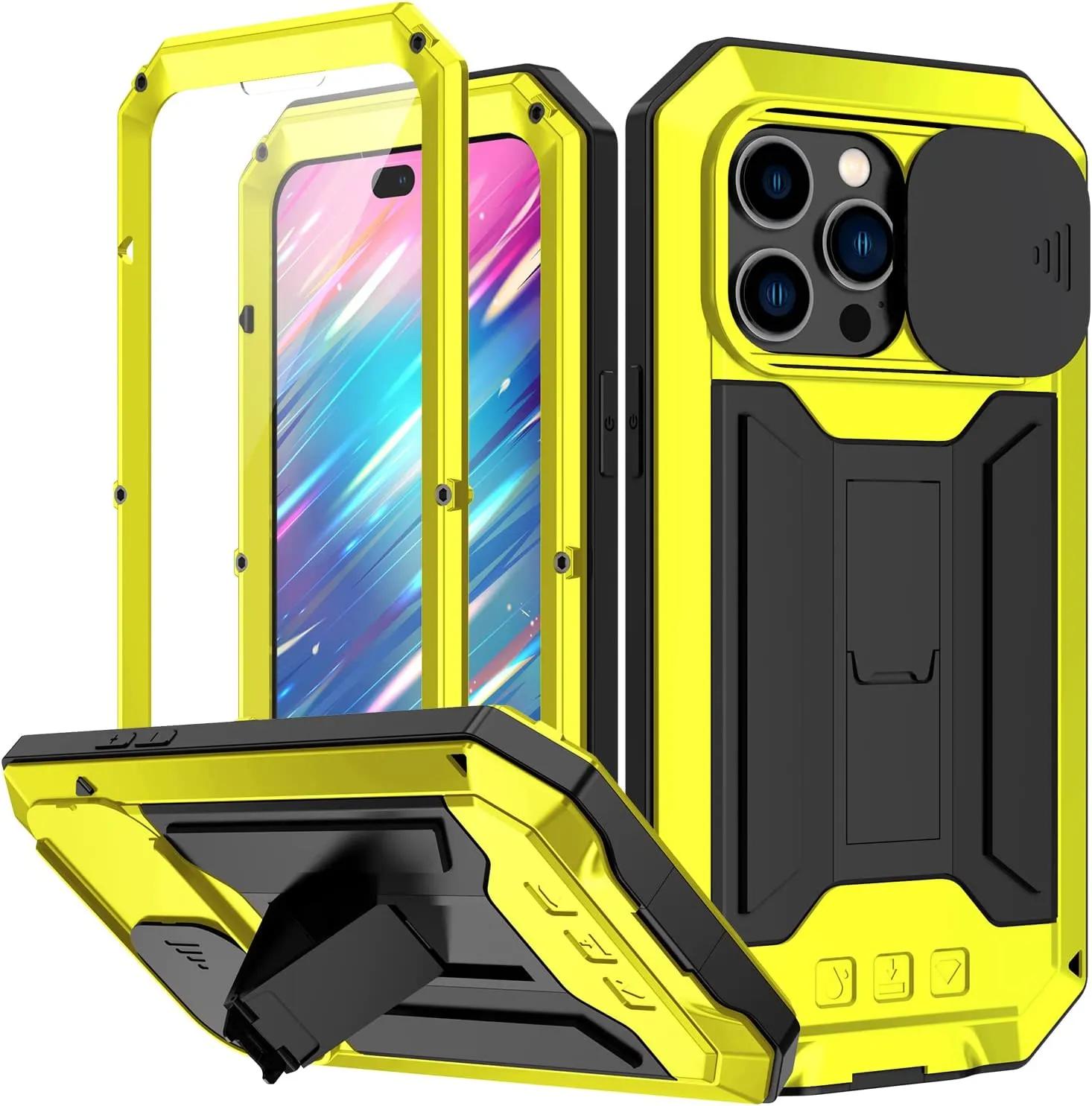 iPhone 16 Pro Max Metal Rugged Case