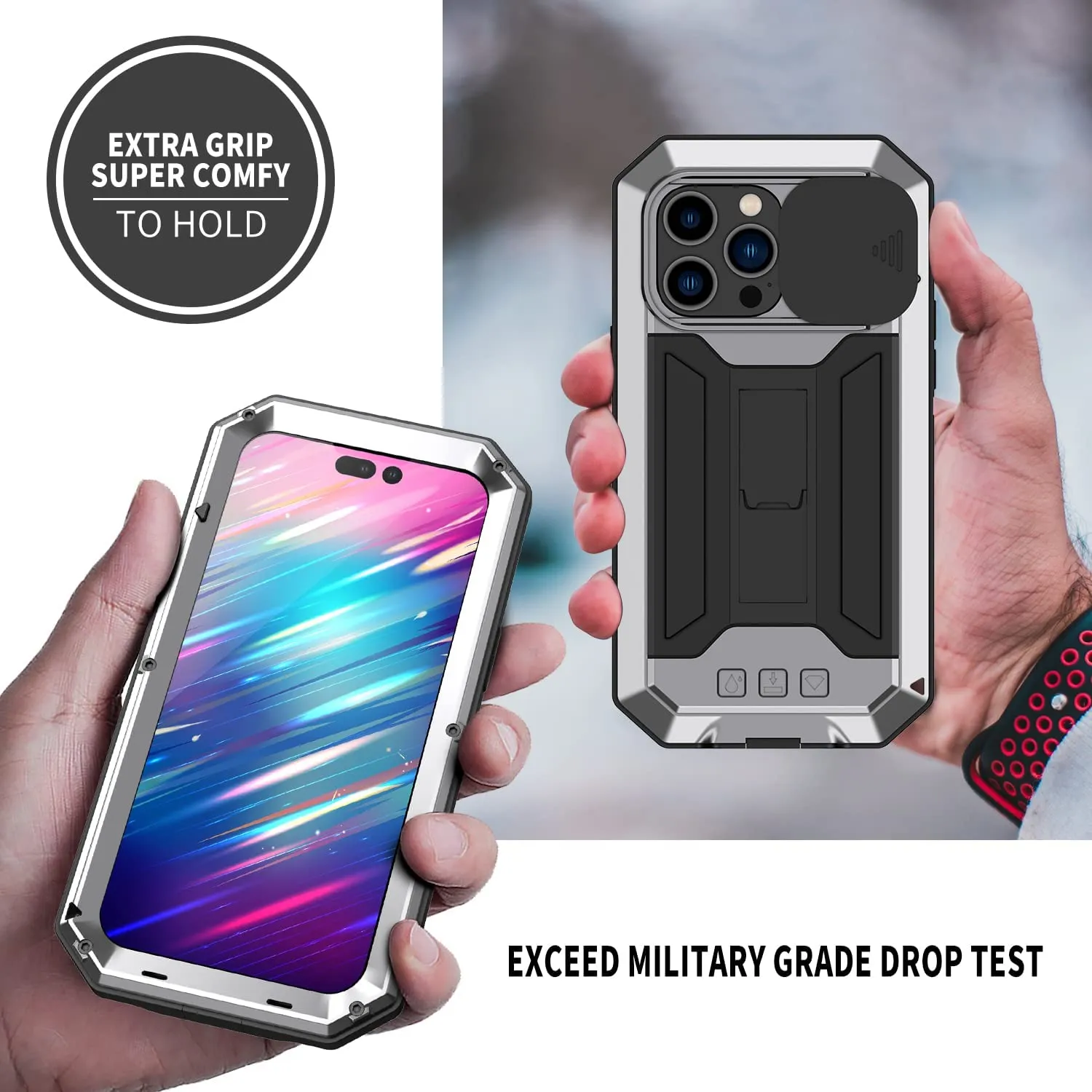 iPhone 16 Pro Max Metal Rugged Case