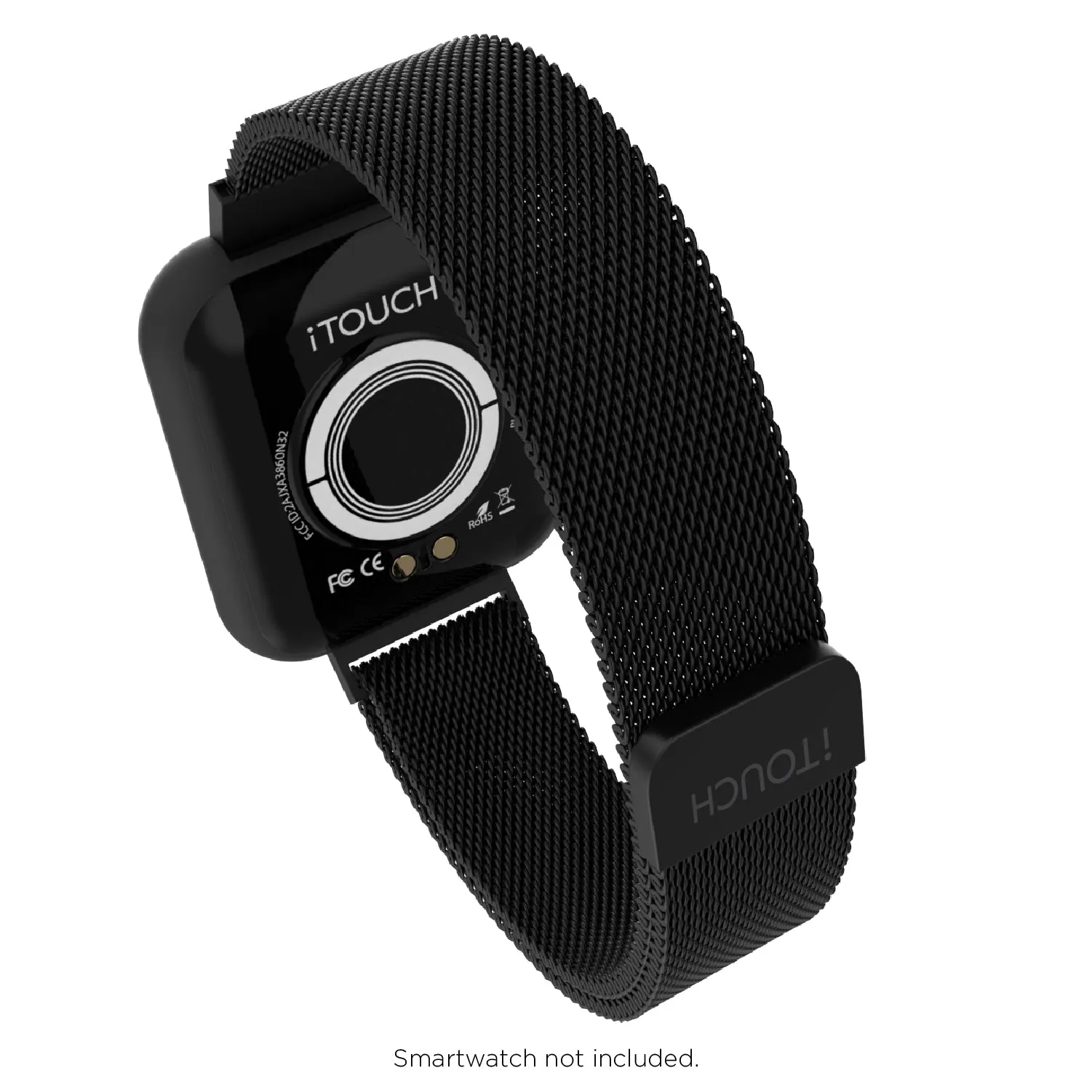 iTouch Air 3 44mm Extra Interchangeable Strap: Black Mesh