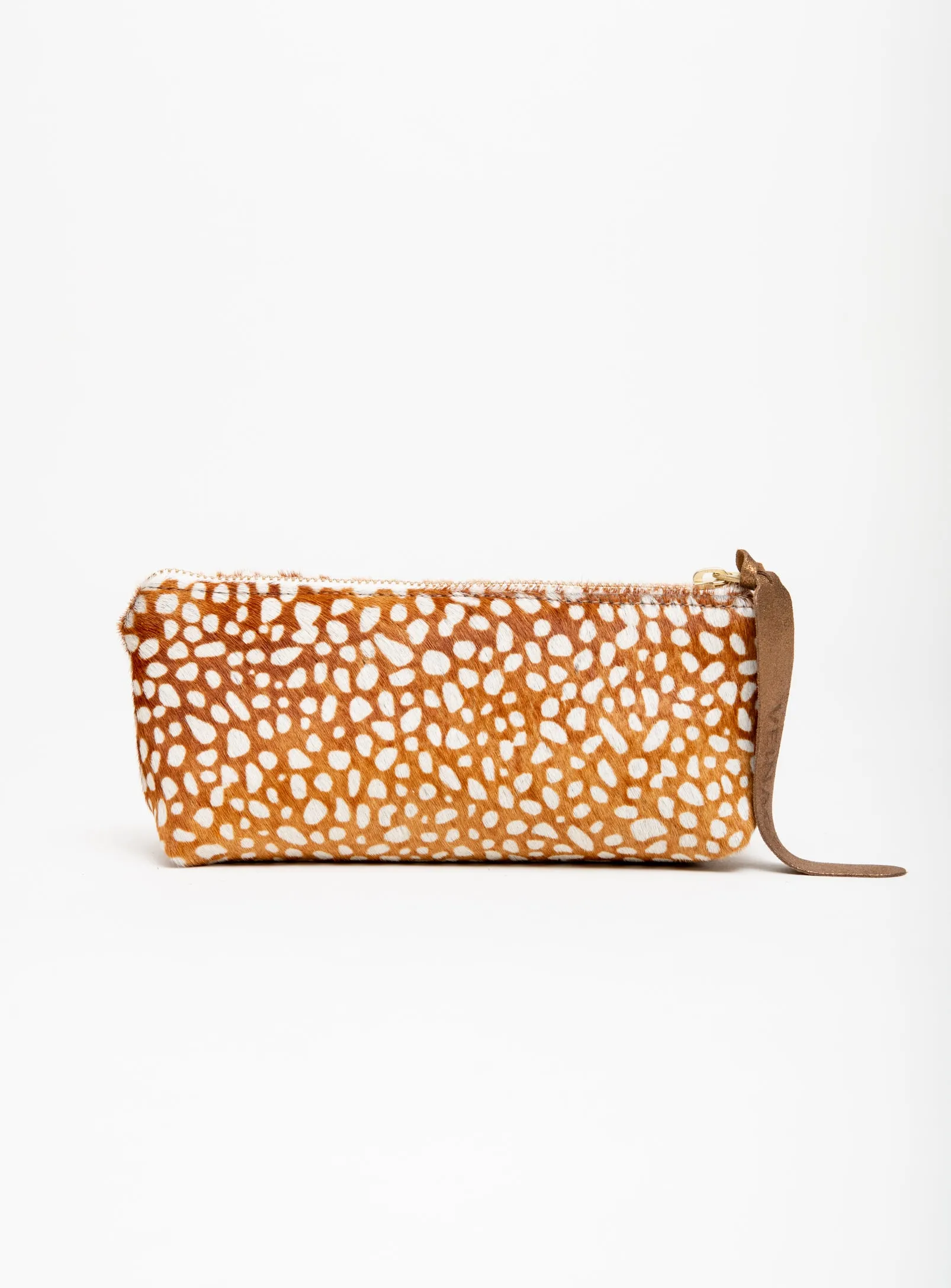 Leather pencil, cosmetic case TURIN model