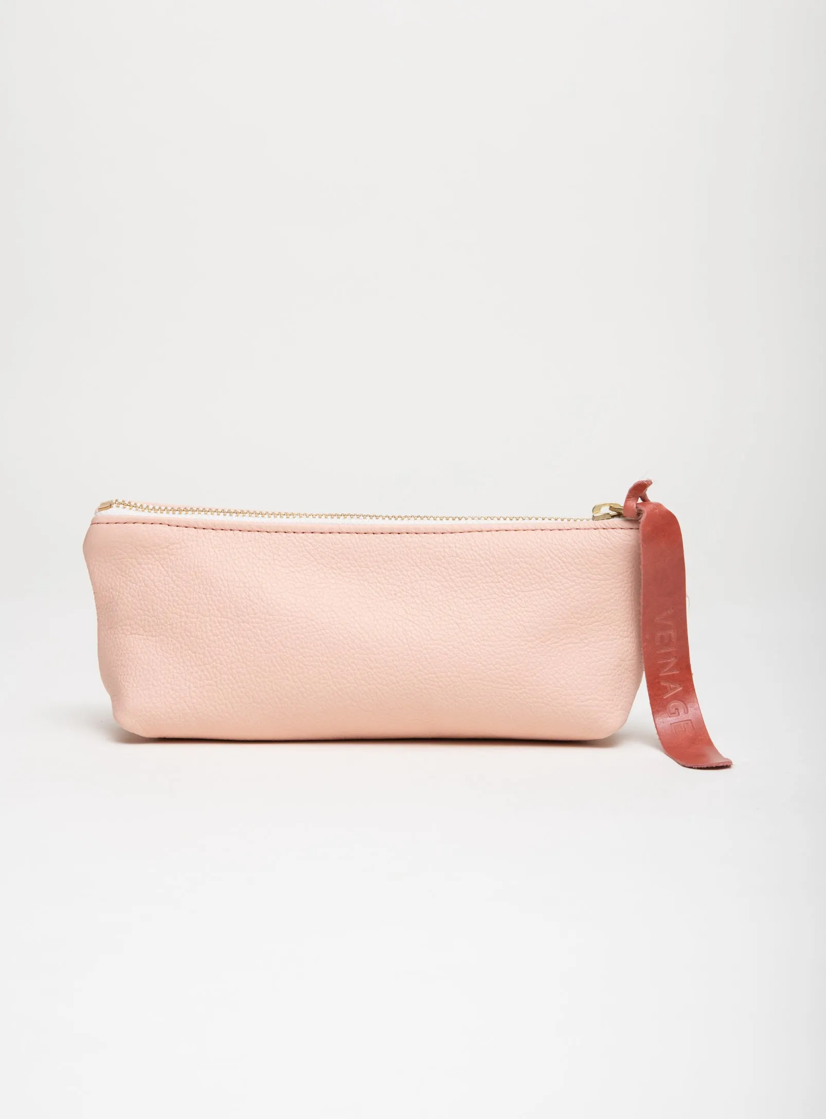 Leather pencil, cosmetic case TURIN model