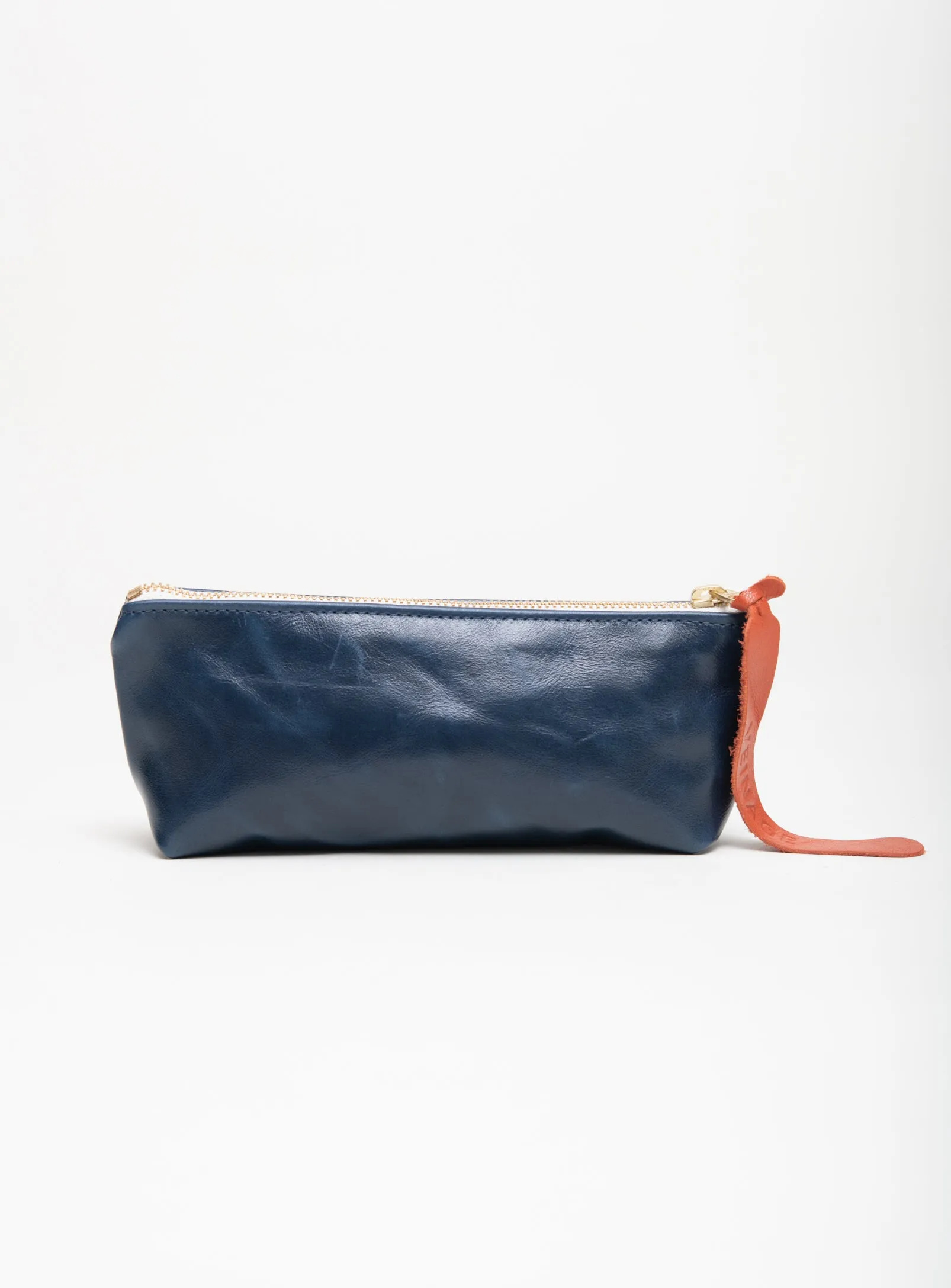 Leather pencil, cosmetic case TURIN model