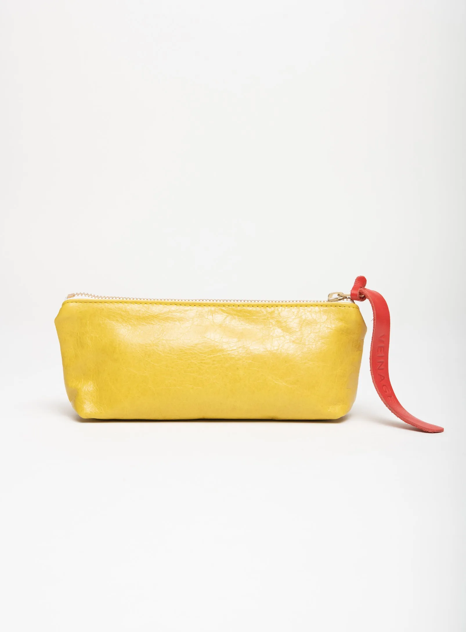 Leather pencil, cosmetic case TURIN model