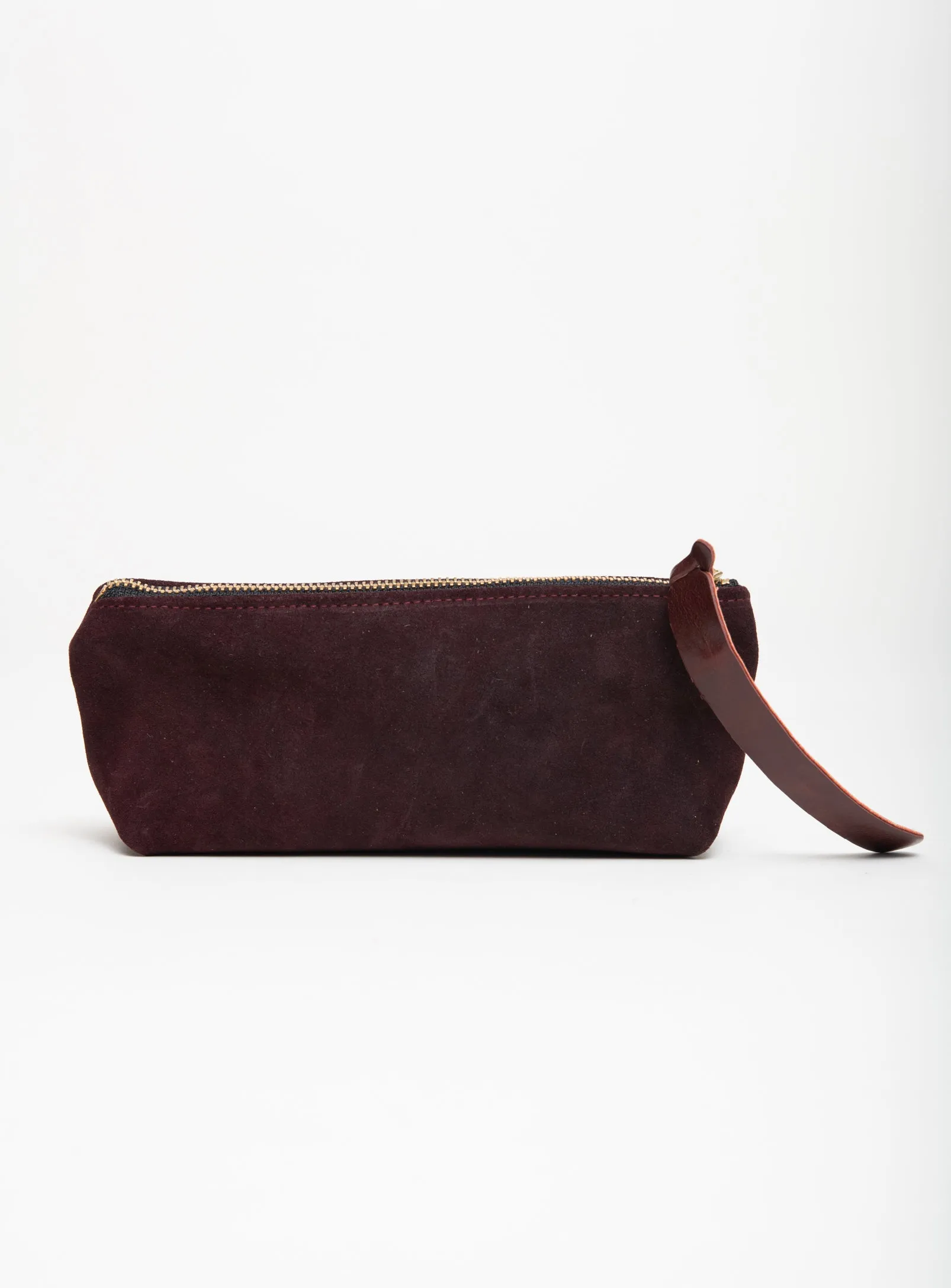 Leather pencil, cosmetic case TURIN model