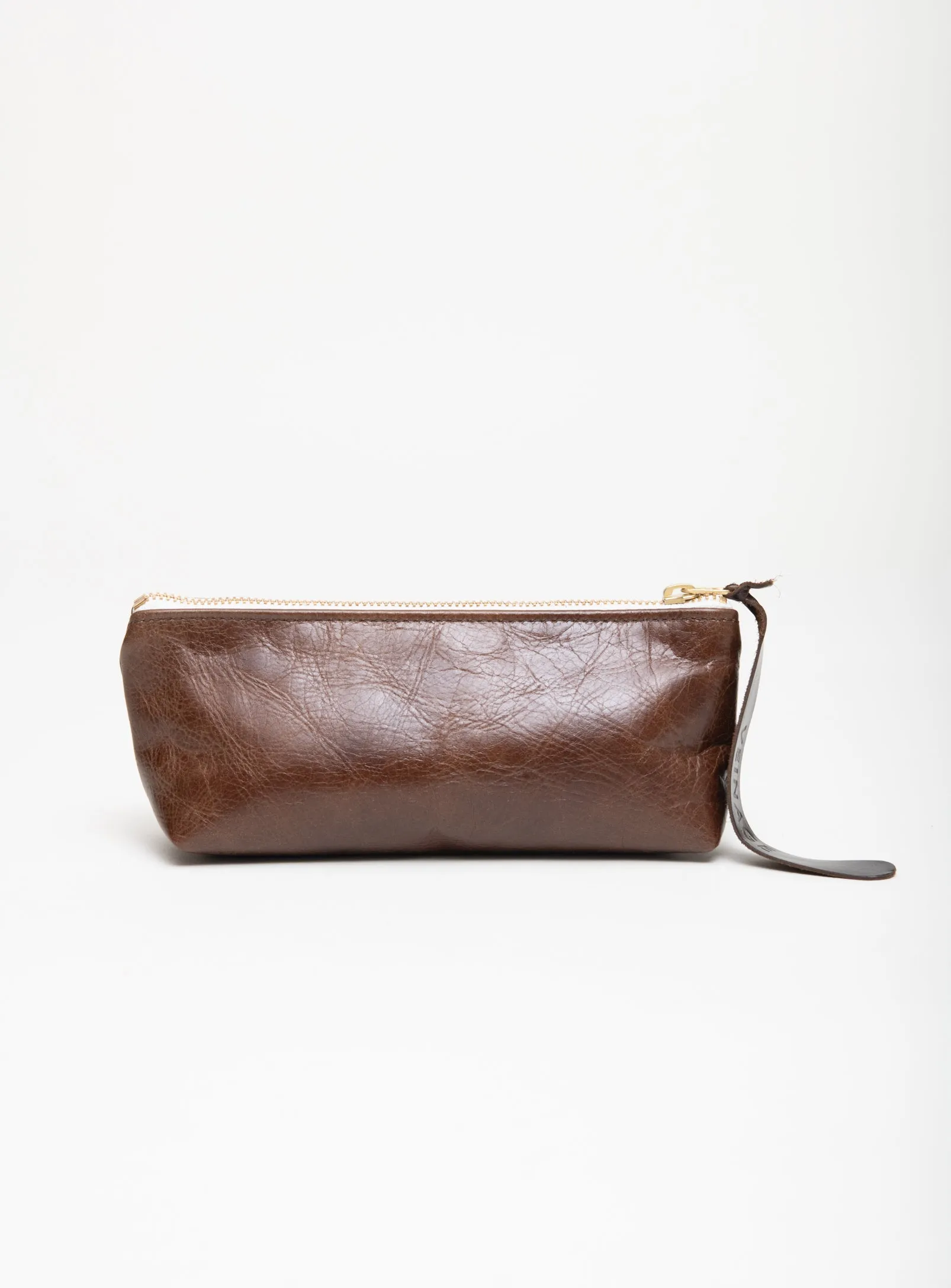 Leather pencil, cosmetic case TURIN model