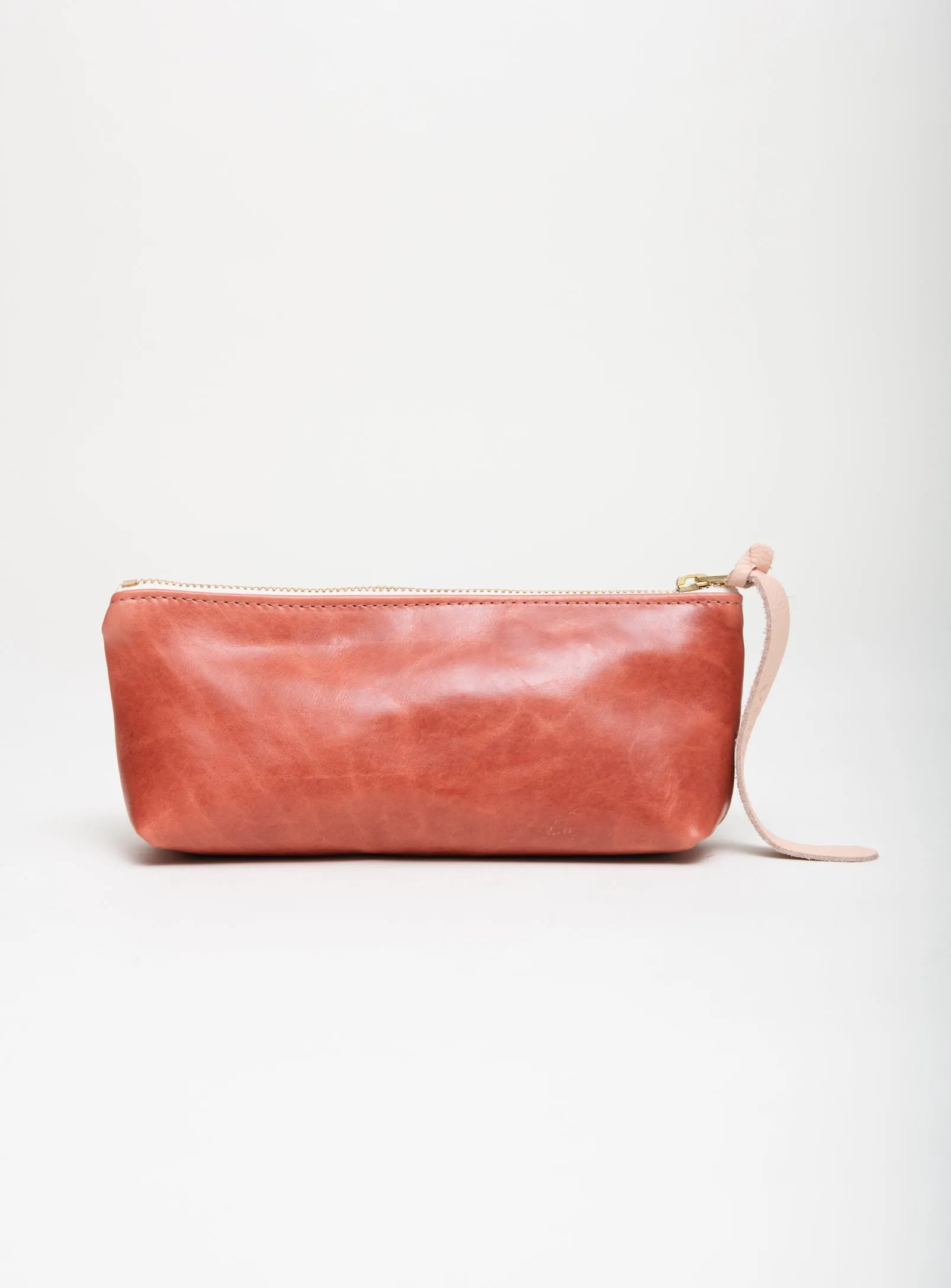 Leather pencil, cosmetic case TURIN model