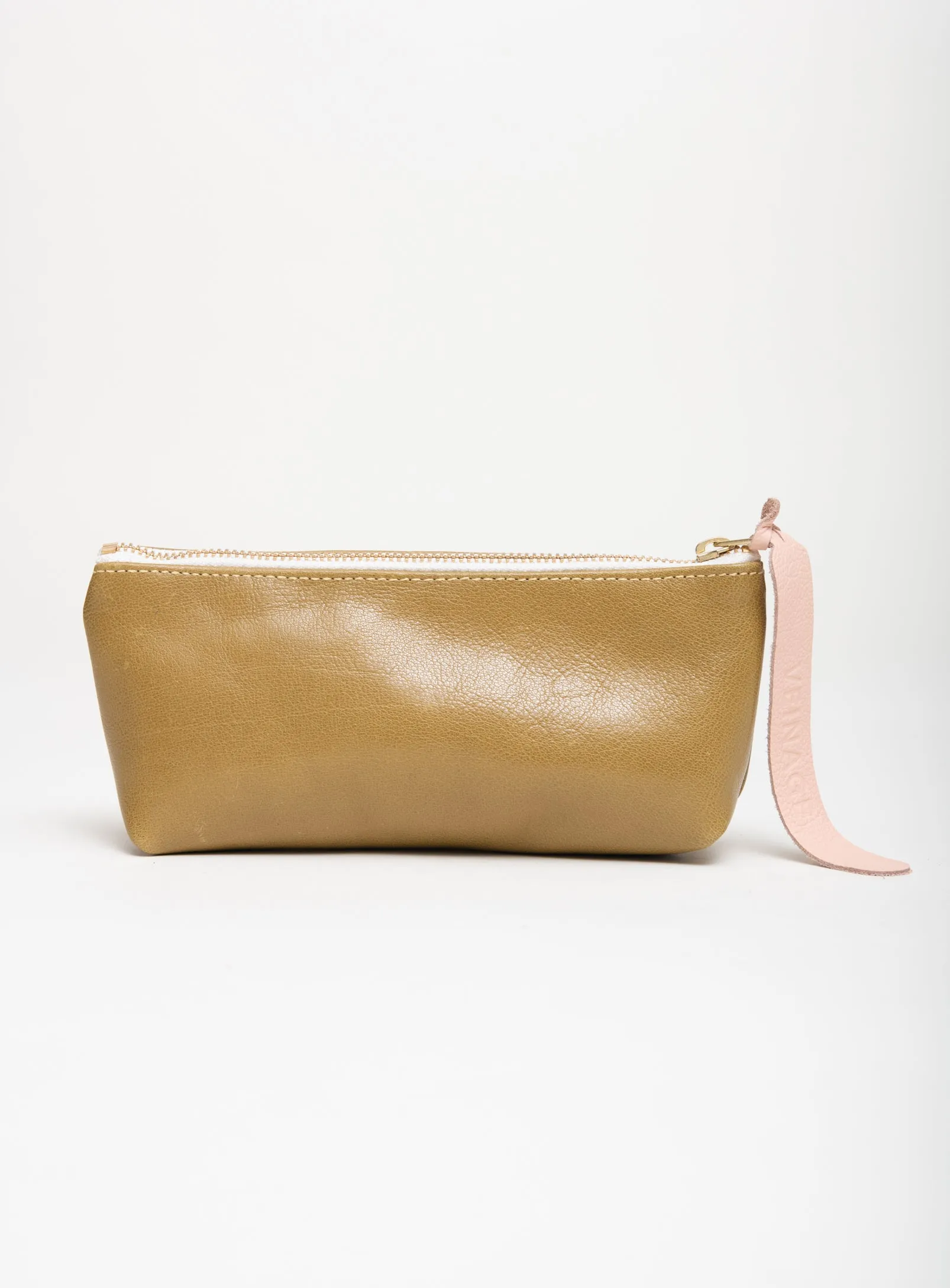 Leather pencil, cosmetic case TURIN model