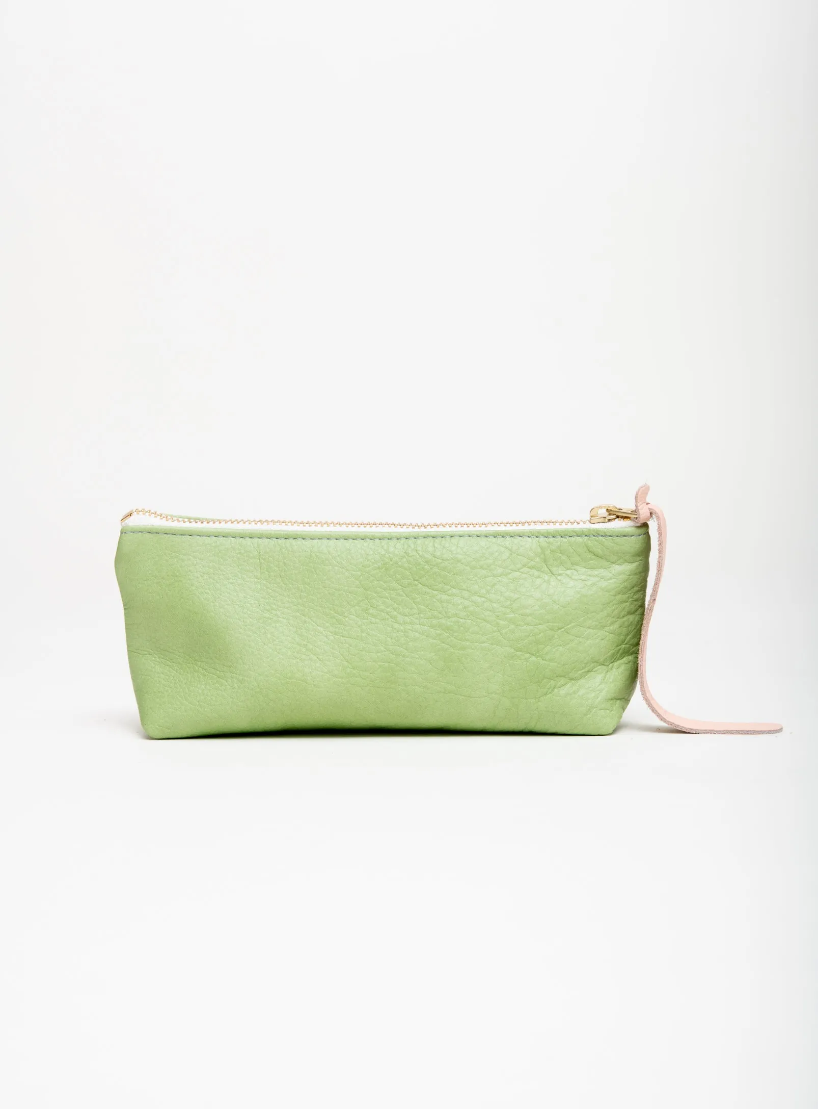 Leather pencil, cosmetic case TURIN model