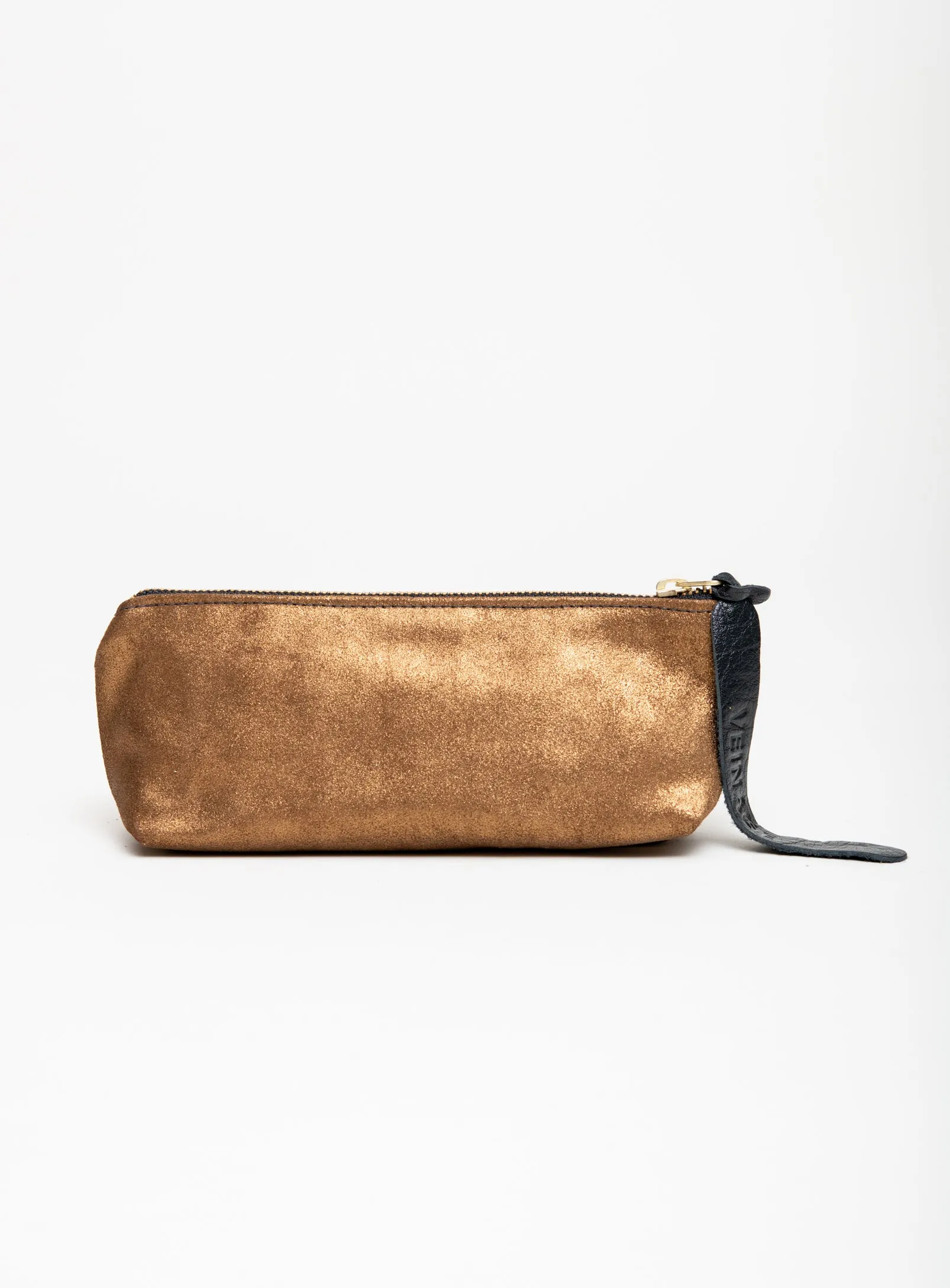 Leather pencil, cosmetic case TURIN model