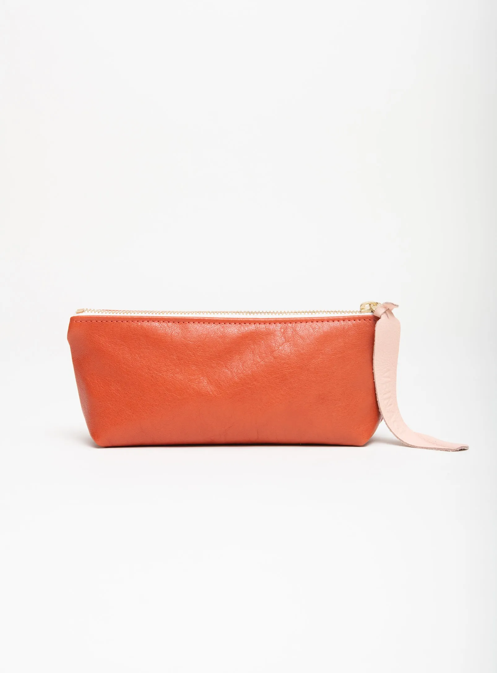 Leather pencil, cosmetic case TURIN model