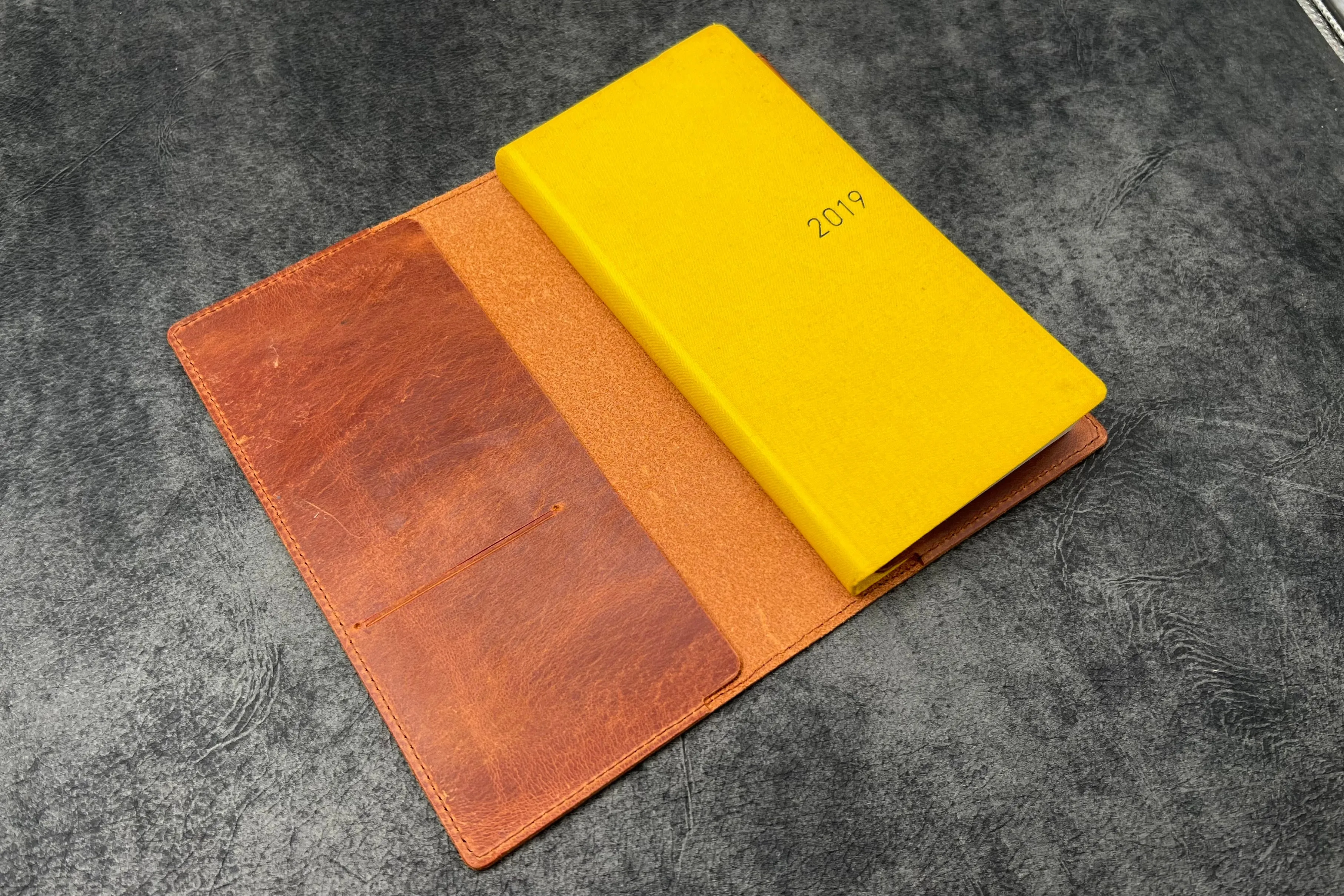 Leather Slim Hobonichi Weeks Planner Cover - C.H. Tan