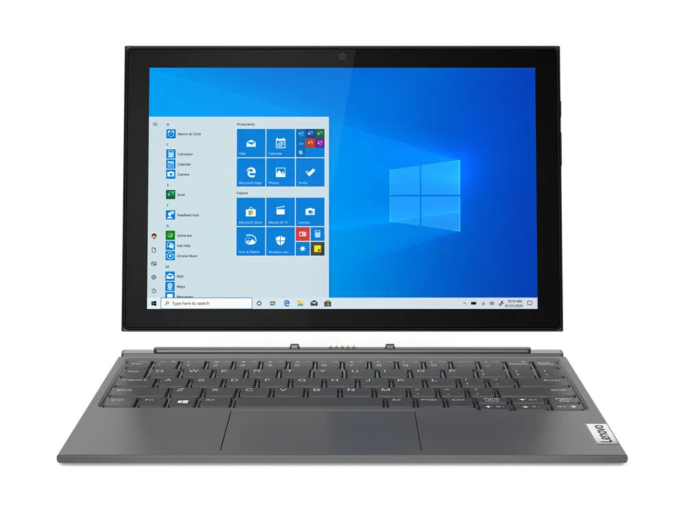 Lenovo IdeaPad Duet 3 10IGL5-LTE Intel® Celeron® N4020 Hybrid (2-in-1) 26.2 cm (10.3") Touchscreen WUXGA 4 GB DDR4-SDRAM 64 GB eMMC Wi-Fi 5 (802.11ac) Windows 11 Home in S mode Grey