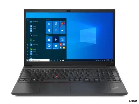 Lenovo ThinkPad E15 AMD Ryzen™ 5 5500U Laptop 39.6 cm (15.6") Full HD 8 GB DDR4-SDRAM 256 GB SSD Wi-Fi 6 (802.11ax) Windows 11 Pro Black