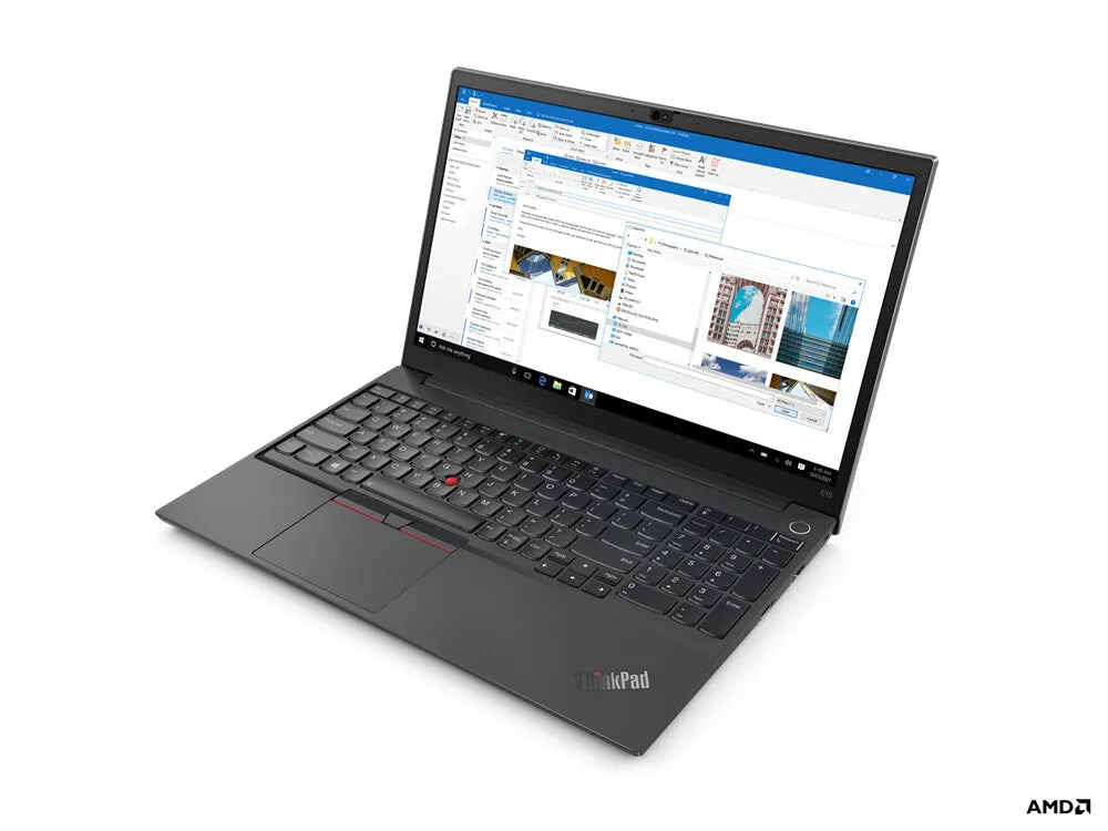 Lenovo ThinkPad E15 AMD Ryzen™ 5 5500U Laptop 39.6 cm (15.6") Full HD 8 GB DDR4-SDRAM 256 GB SSD Wi-Fi 6 (802.11ax) Windows 11 Pro Black